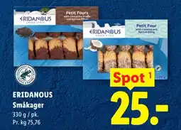 Lidl ERIDANOUS Småkager tilbud