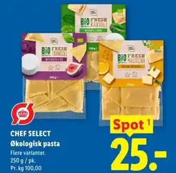 Lidl CHEF SELECT Økologisk pasta tilbud