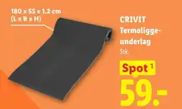 Lidl CRIVIT Termoligge- underlag tilbud