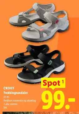 Lidl CRIVIT Trekkingsandaler tilbud