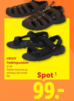 Lidl CRIVIT Trekkingsandaler tilbud