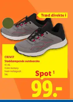 Lidl CRIVIT Støddæmpende outdoorsko tilbud