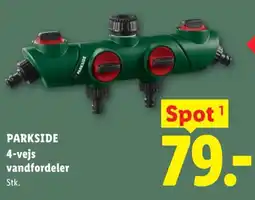 Lidl PARKSIDE 4-vejs vandfordeler tilbud