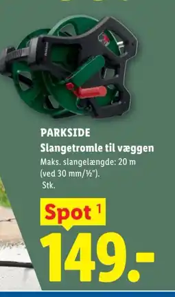 Lidl PARKSIDE Slangetromle til væggen tilbud