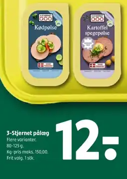 Coop 365 3-Stjernet pålæg tilbud