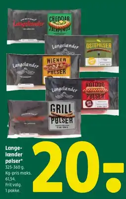 Coop 365 Langelænder pølser tilbud