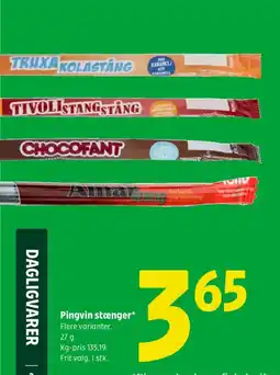 Coop 365 Pingvin stænger tilbud