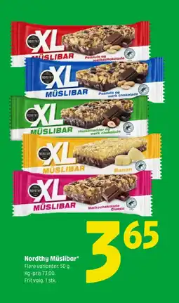 Coop 365 Nordthy Müslibar tilbud