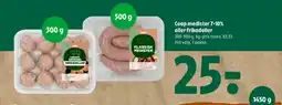 Coop 365 Coop medister 7-10% eller frikadeller tilbud