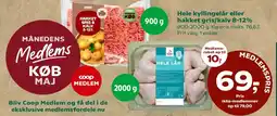 Coop 365 Hele kyllingelår eller hakket gris/kalv 8-12% tilbud