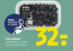 Coop 365 Irma blåbær tilbud