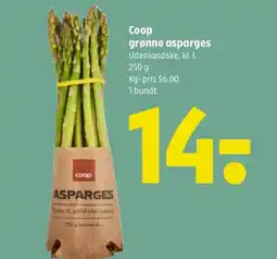 Coop 365 Coop grønne asparges tilbud