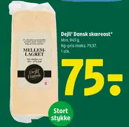Coop 365 Dejli' Dansk skæreost tilbud