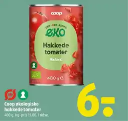 Coop 365 Coop økologiske hakkede tomater tilbud