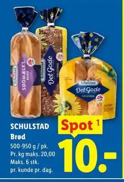 Lidl SCHULSTAD Brød tilbud