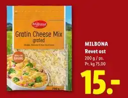 Lidl MILBONA Revet ost tilbud