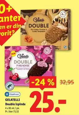 Lidl GELATELLI Double ispinde tilbud