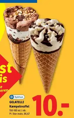 Lidl GELATELLI Kæmpeisvaffel tilbud