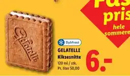 Lidl GELATELLI Kiksesnitte tilbud