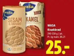 Lidl WASA Knækbrød tilbud