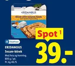 Lidl ERIDANOUS Sesam-börek tilbud