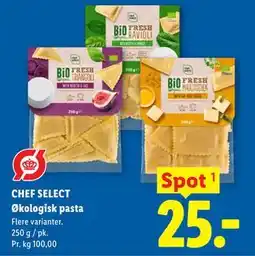 Lidl CHEF SELECT Økologisk pasta tilbud
