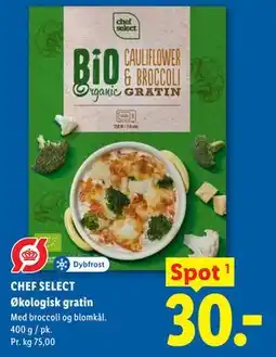 Lidl CHEF SELECT Økologisk gratin tilbud