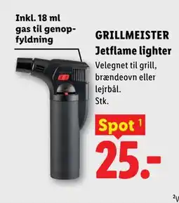 Lidl GRILLMEISTER Jetflame lighter tilbud