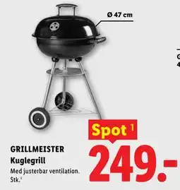 Lidl GRILLMEISTER Kuglegrill tilbud