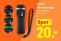 Lidl CRIVIT LED-lommelygte tilbud