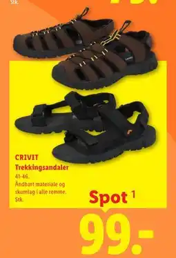 Lidl CRIVIT Trekkingsandaler tilbud