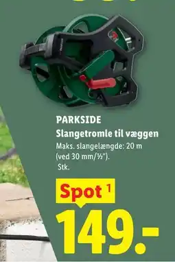 Lidl PARKSIDE Slangetromle til væggen tilbud