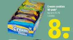 Coop 365 Cream cookies 10-pak tilbud