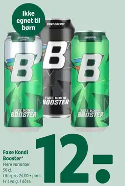 Coop 365 Faxe Kondi Booster tilbud