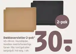 Coop 365 Dækkeservietter 2-pak tilbud