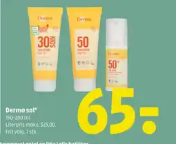 Coop 365 Derma sol tilbud