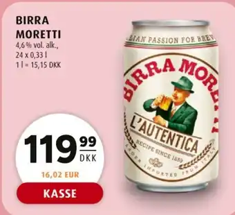 Scandinavian Park Birra Moretti tilbud