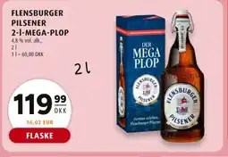 Scandinavian Park Flensburger pilsener Mega- Plop tilbud