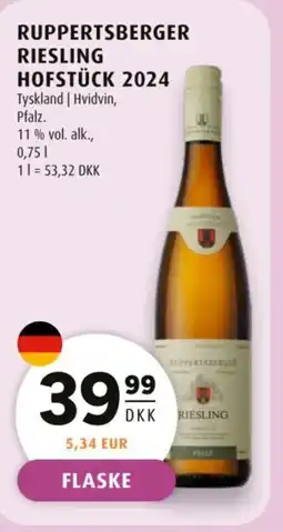 Scandinavian Park Ruppertsberger Riesling hofstück 2024 tilbud