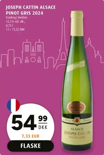 Scandinavian Park Joseph Cattin Alsace pinot gris 2024 tilbud