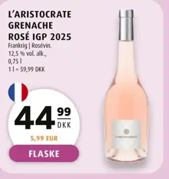 Scandinavian Park L'Aristocrate Grenache rosé IGP 2025 tilbud