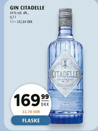 Scandinavian Park Gin Citadelle tilbud