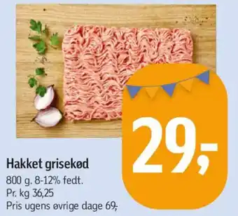 Hakket grisekød