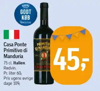 Casa Ponte Primitivo di Manduria