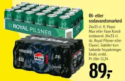 Føtex Øl-eller sodavandsmarked tilbud