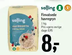 Føtex Salling Finvalsede havregryn tilbud