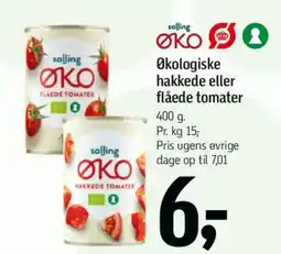 Føtex Salling Økologiske hakkede eller flåede tomater tilbud