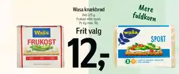 Føtex Wasa knækbrød tilbud
