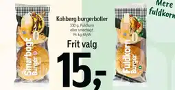 Føtex Kohberg burgerboller tilbud