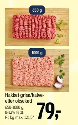 Føtex Hakket grise/kalve- eller oksekød tilbud